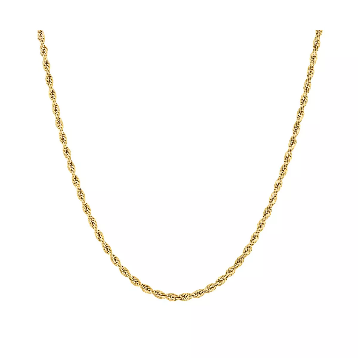 Stainless Steel Rope Chain Necklace 3mm