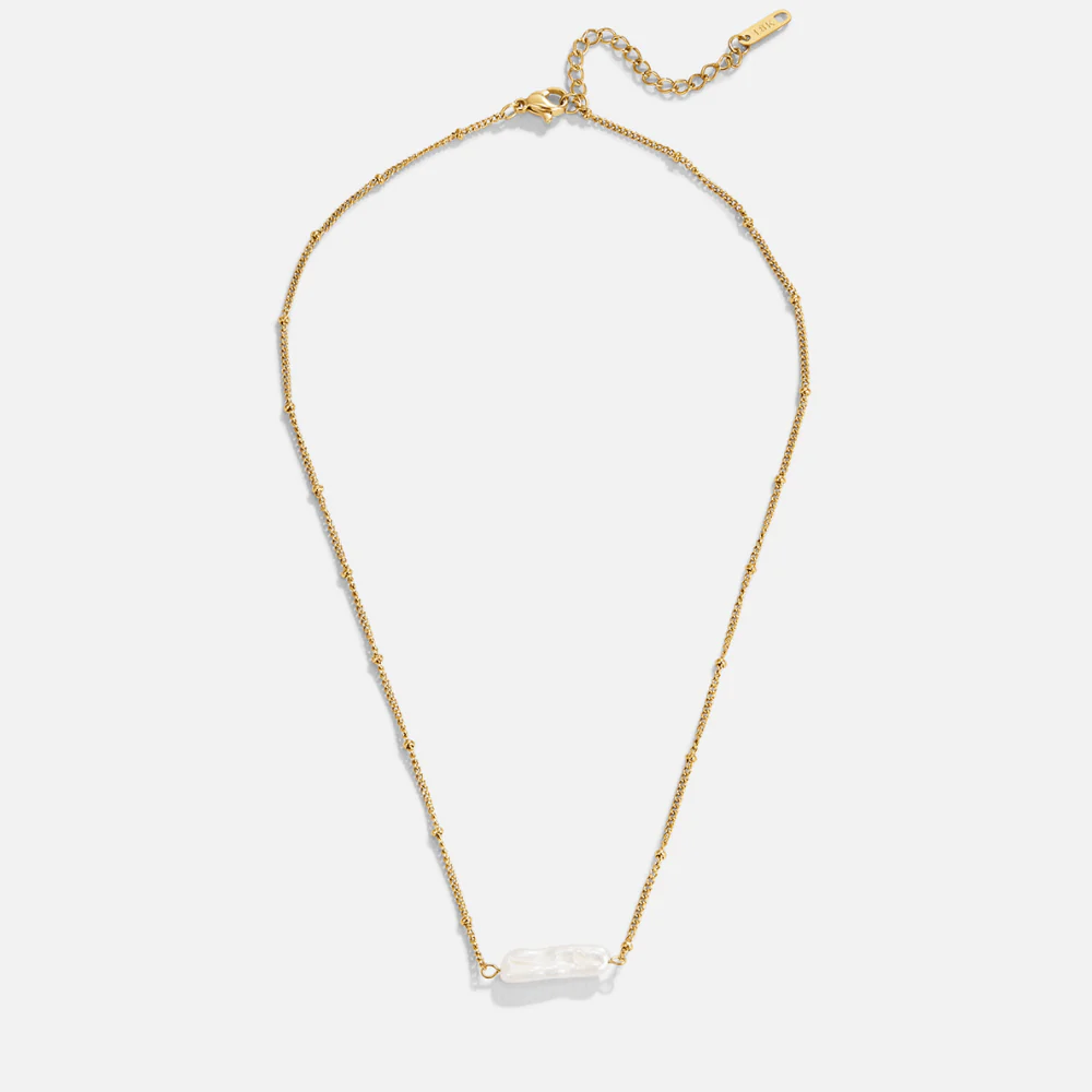 Natural Baroque Pearl Necklace Adjustable