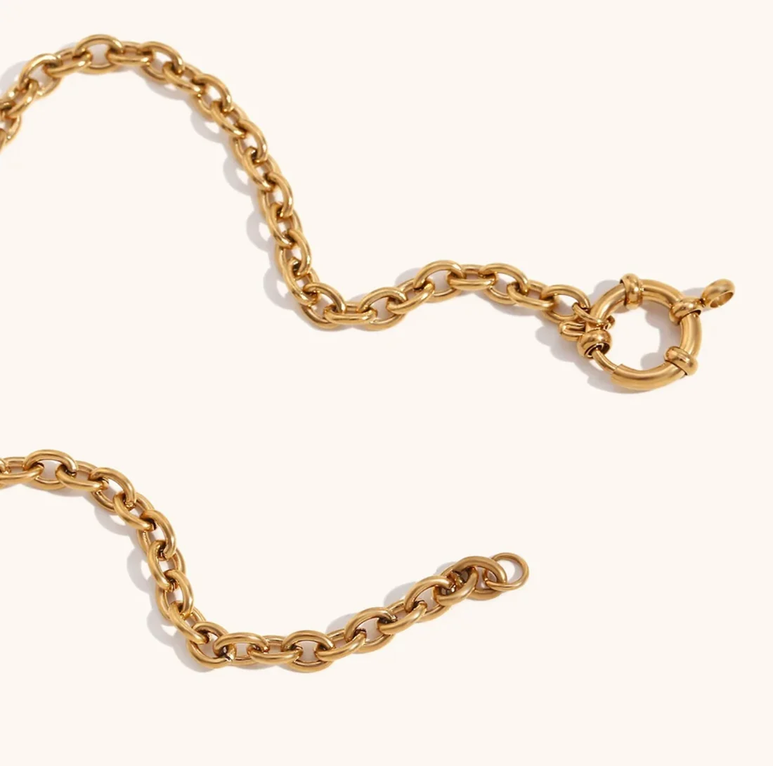 Spring Ring Rolo Chain Bracelet