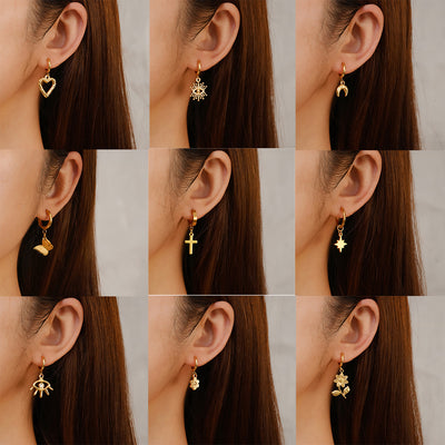 Stainless Steel Dangle Earrings