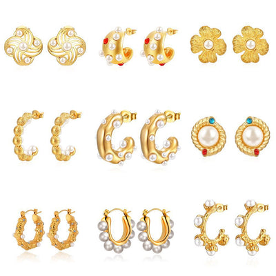 Stainless Steel Stud Earrings