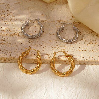 Stainless Steel Dangle Earrings