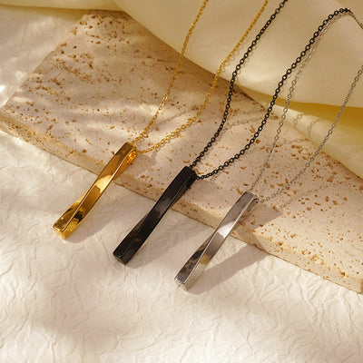 Stainless Steel Chain Necklace detail view