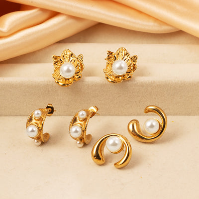 Stainless Steel Stud Earrings detail view