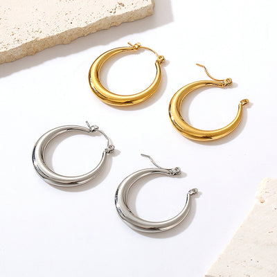 Stainless Steel Dangle Earrings