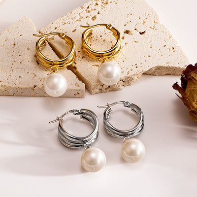 仿珍珠 Stud Earrings