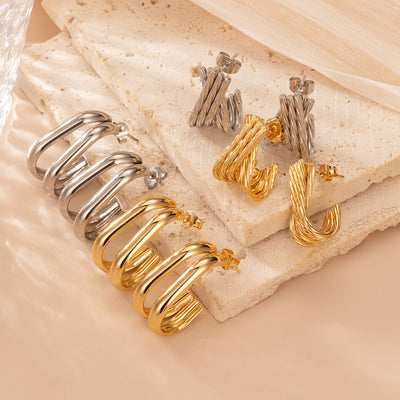 Stainless Steel Stud Earrings