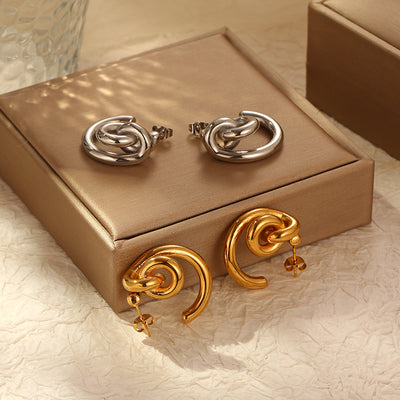 Stainless Steel Dangle Earrings