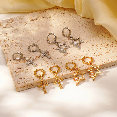 Stainless Steel Dangle Earrings