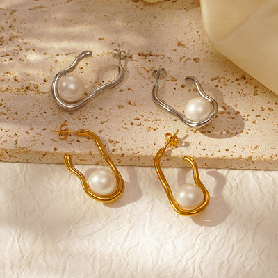 Stainless Steel Dangle Earrings