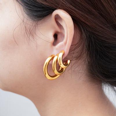 Stainless Steel Dangle Earrings