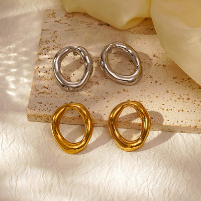 Stainless Steel Stud Earrings detail view