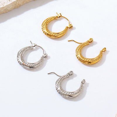 Stainless Steel Dangle Earrings