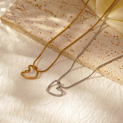 Stainless Steel Chain Necklace detail view