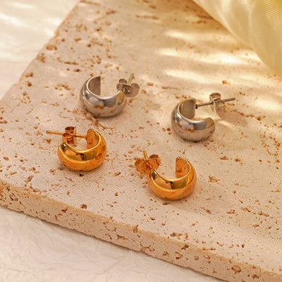 Stainless Steel Dangle Earrings