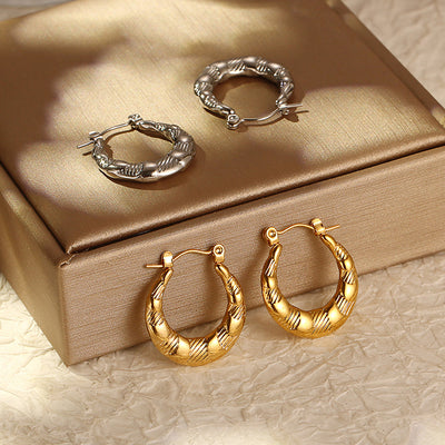 Stainless Steel Dangle Earrings