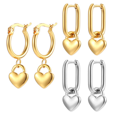 Stainless Steel Dangle Earrings