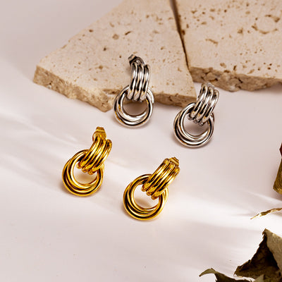 Stainless Steel Dangle Earrings