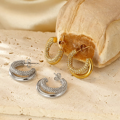 Stainless Steel Ear Cuff Earrings