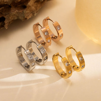 Stainless Steel Dangle Earrings