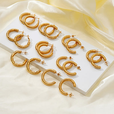 Stainless Steel Dangle Earrings