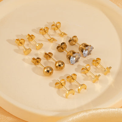 Stainless Steel Stud Earrings