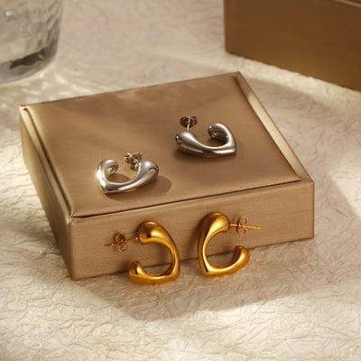 Stainless Steel Dangle Earrings