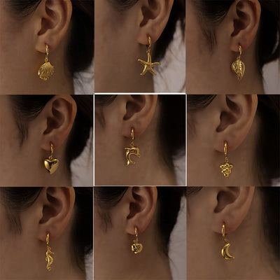 Stainless Steel Ear Cuff Earrings