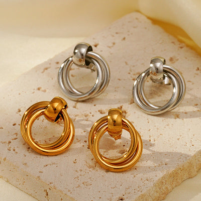 Stainless Steel Dangle Earrings
