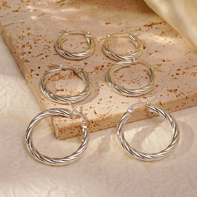 Stainless Steel Dangle Earrings