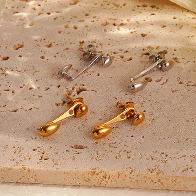 Stainless Steel Dangle Earrings