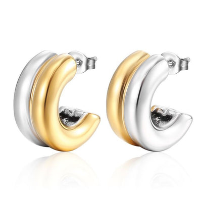 Stainless Steel Drop Earrings