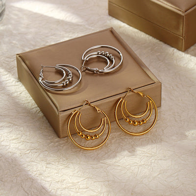 Stainless Steel Dangle Earrings