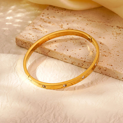 Stainless Steel Bangle Bracelet