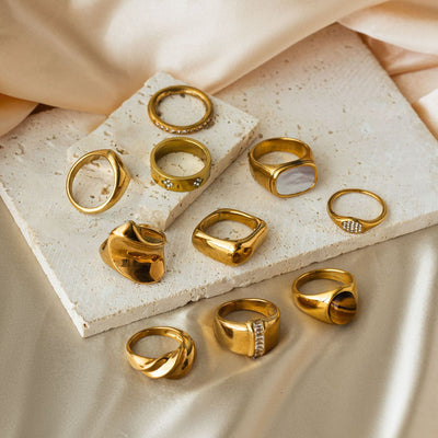 Stainless Steel Band Ring