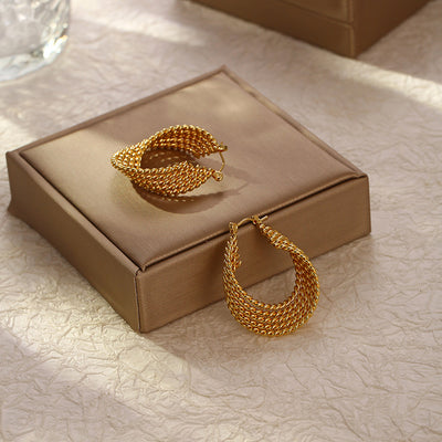 Stainless Steel Dangle Earrings