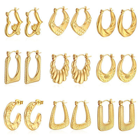 Stainless Steel Dangle Earrings for Women | Plated | Wholesale