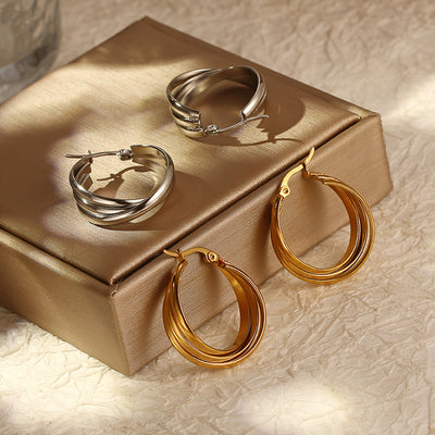 Stainless Steel Dangle Earrings