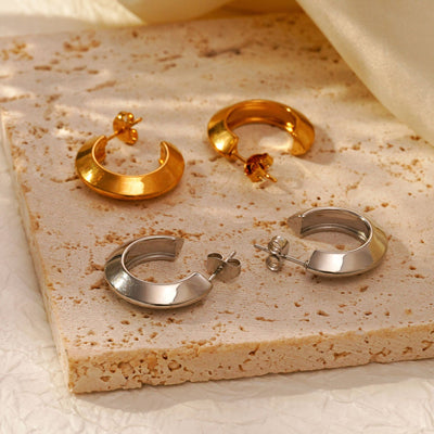 Stainless Steel Dangle Earrings