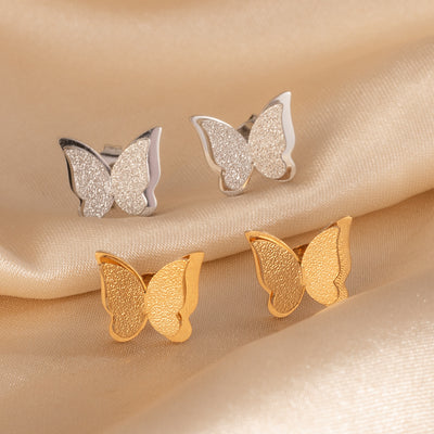 304 Stainless Steel Stud Earrings