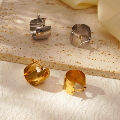 Stainless Steel Dangle Earrings