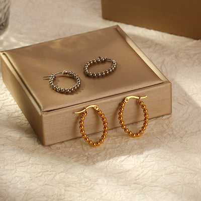 Stainless Steel Drop Earrings