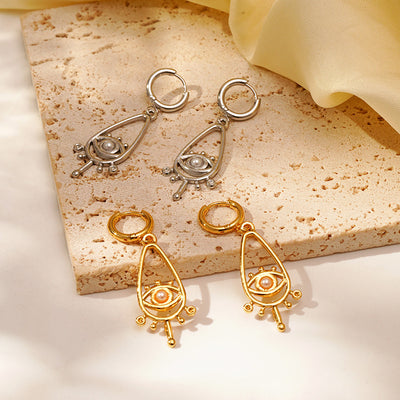 Stainless Steel Drop Earrings