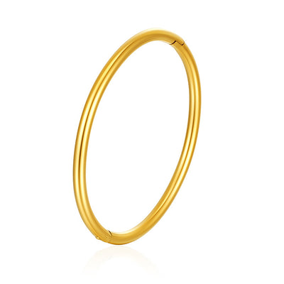 Stainless Steel Circle Bangle for Women | Plated | Wholesale