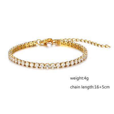 Stainless Steel Chain Bracelet for Women | Gold Plated | Wholesale